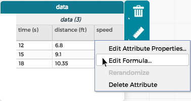 Edit a formula